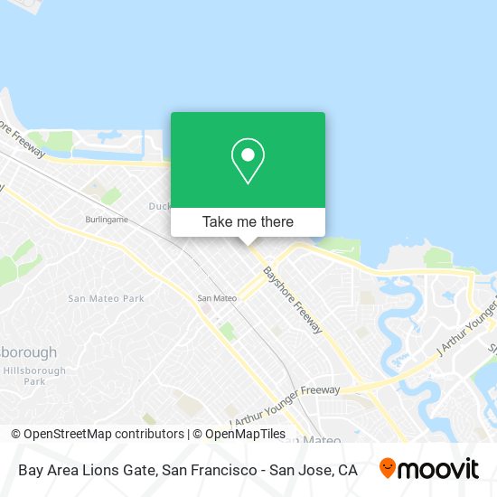 Bay Area Lions Gate map