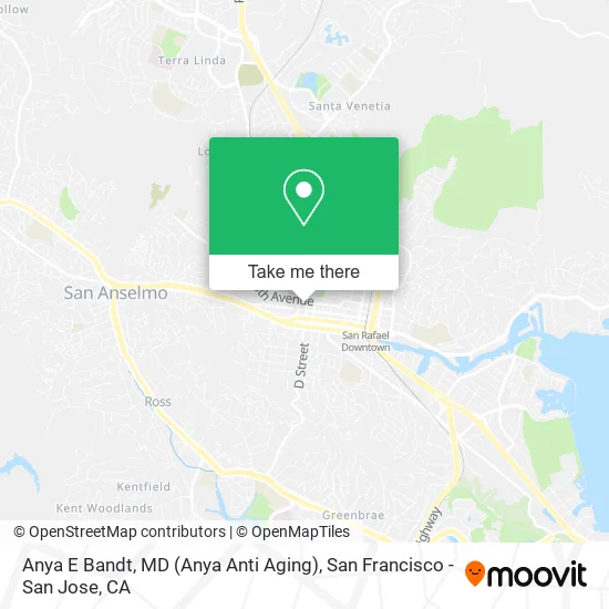Anya E Bandt, MD (Anya Anti Aging) map