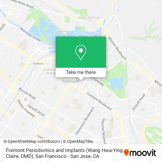 Fremont Periodontics and Implants (Wang Hwa-Ying Claire, DMD) map