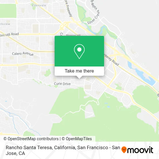 Rancho Santa Teresa, California map
