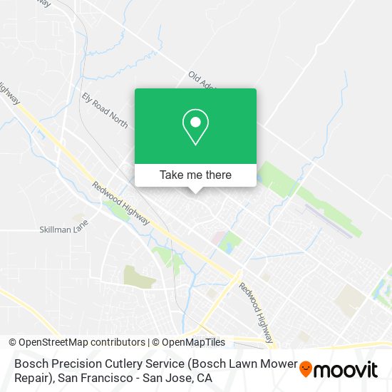 Mapa de Bosch Precision Cutlery Service (Bosch Lawn Mower Repair)