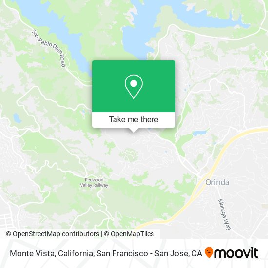 Mapa de Monte Vista, California