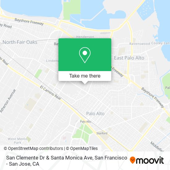 Mapa de San Clemente Dr & Santa Monica Ave