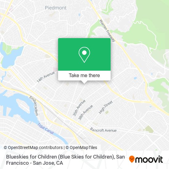 Blueskies for Children (Blue Skies for Children) map