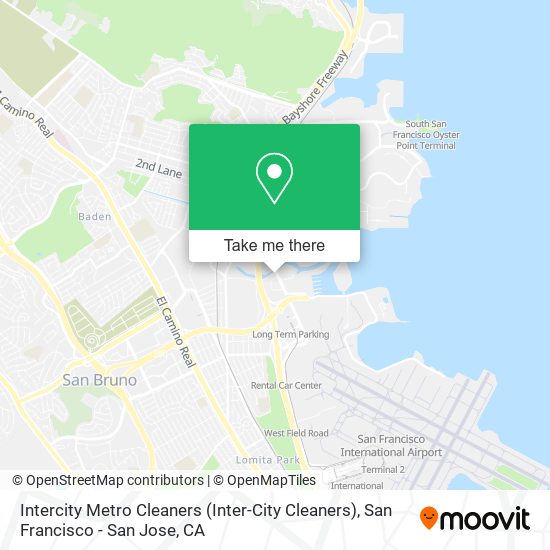 Intercity Metro Cleaners (Inter-City Cleaners) map