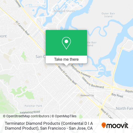 Mapa de Terminator Diamond Products (Continental D I A Diamond Product)