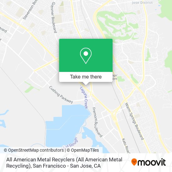 All American Metal Recyclers map
