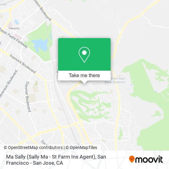 Mapa de Ma Sally (Sally Ma - St Farm Ins Agent)