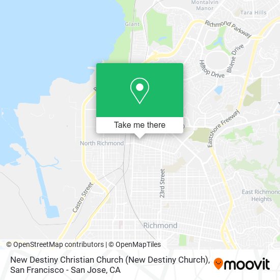 Mapa de New Destiny Christian Church