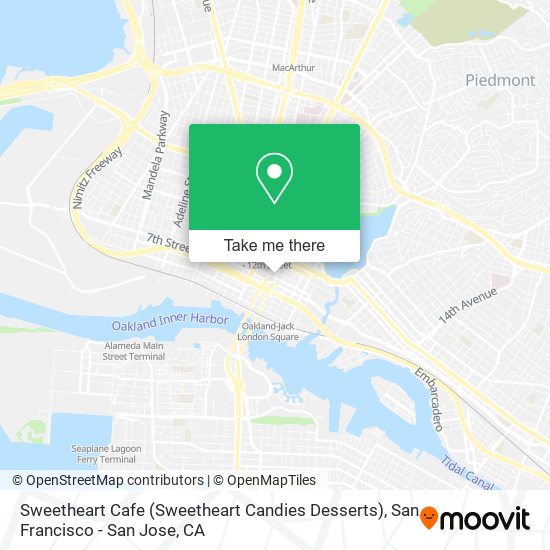 Mapa de Sweetheart Cafe (Sweetheart Candies Desserts)