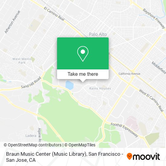 Braun Music Center (Music Library) map