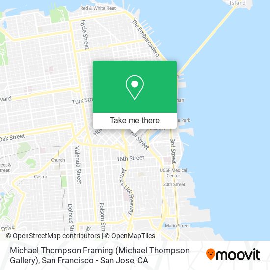 Michael Thompson Framing (Michael Thompson Gallery) map