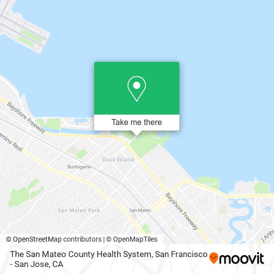 Mapa de The San Mateo County Health System