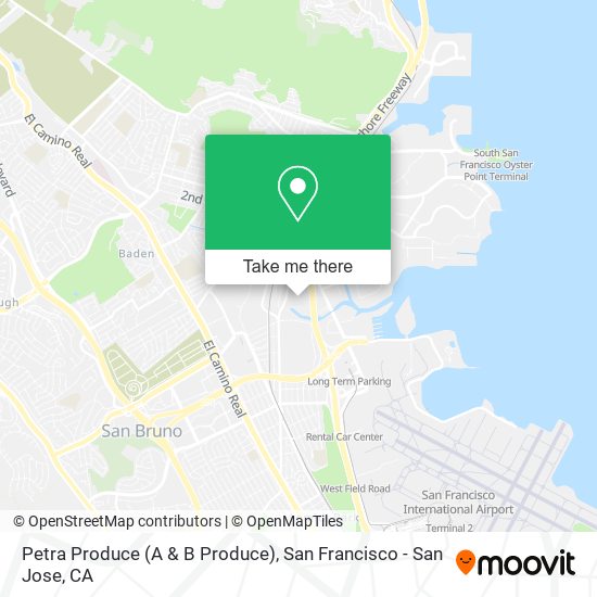 Mapa de Petra Produce (A & B Produce)