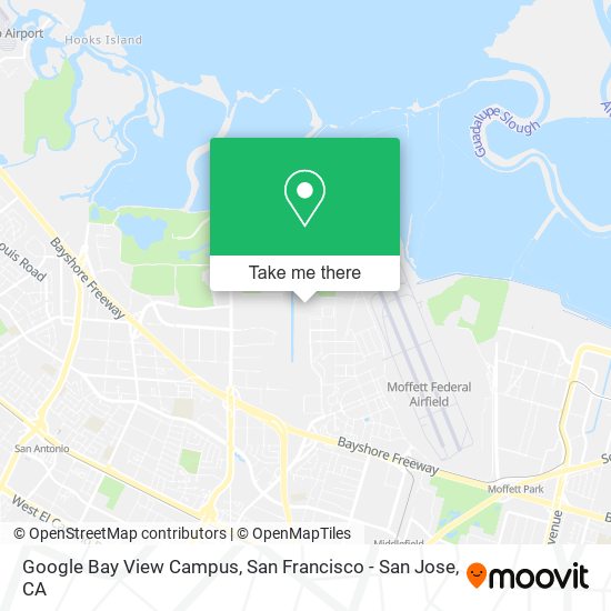 Google Bay View Campus map