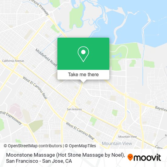 Mapa de Moonstone Massage (Hot Stone Massage by Noel)