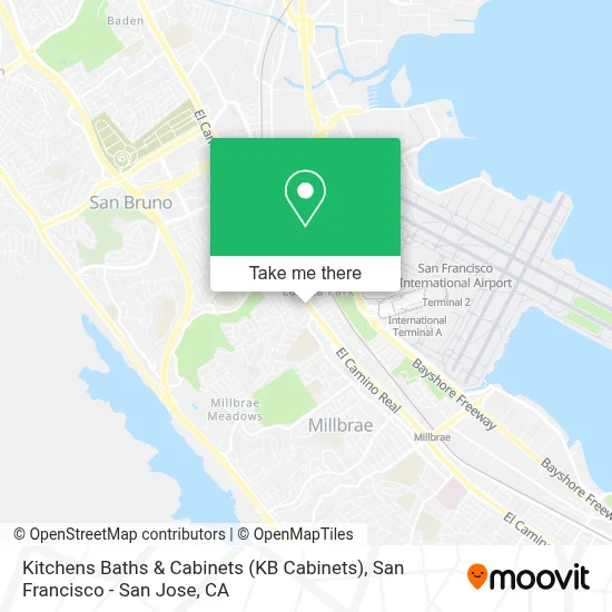 Kitchens Baths & Cabinets (KB Cabinets) map