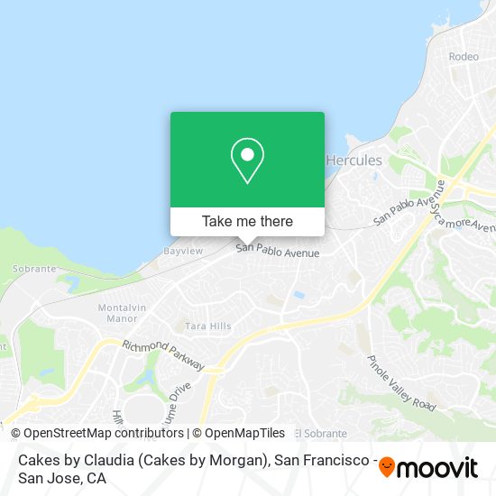 Mapa de Cakes by Claudia (Cakes by Morgan)
