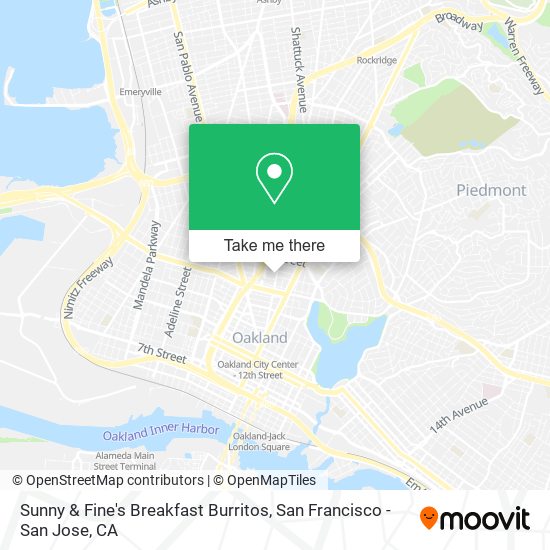 Sunny & Fine's Breakfast Burritos map