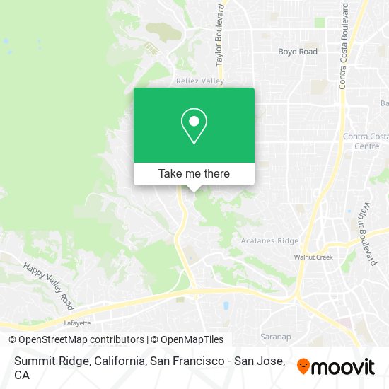 Summit Ridge, California map