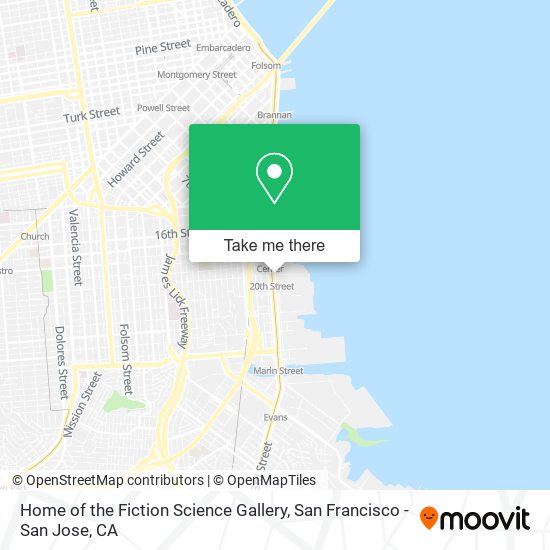 Mapa de Home of the Fiction Science Gallery