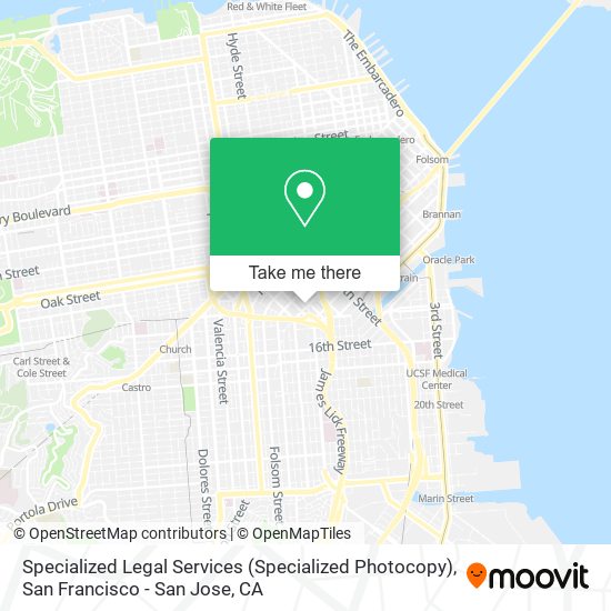 Mapa de Specialized Legal Services (Specialized Photocopy)