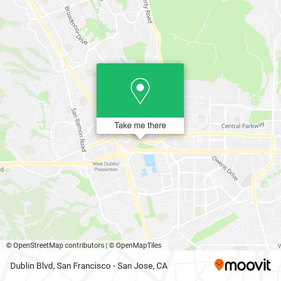 Dublin Blvd map