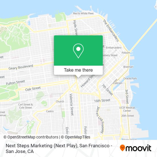 Next Steps Marketing (Next Play) map