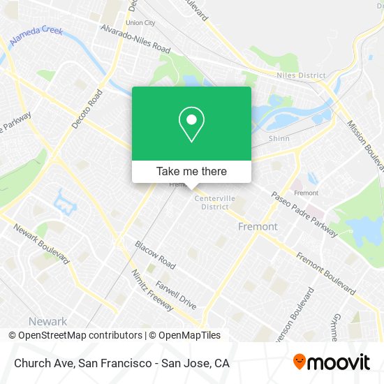Mapa de Church Ave