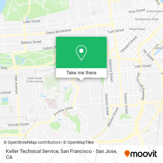 Keller Technical Service map