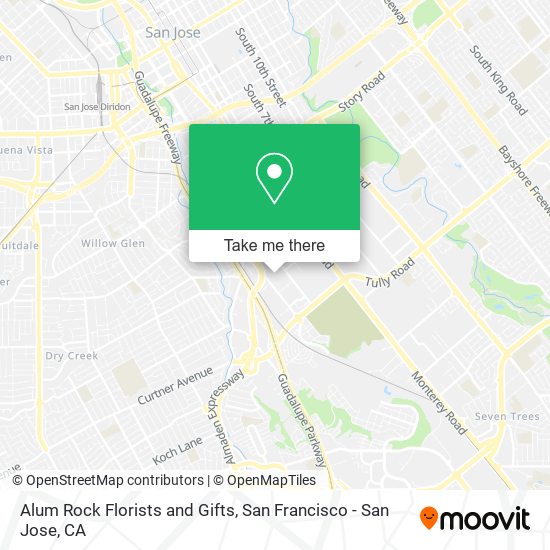 Mapa de Alum Rock Florists and Gifts