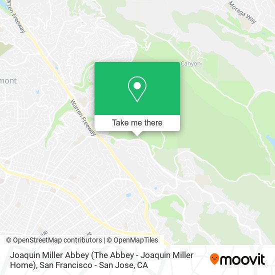 Joaquin Miller Abbey (The Abbey - Joaquin Miller Home) map