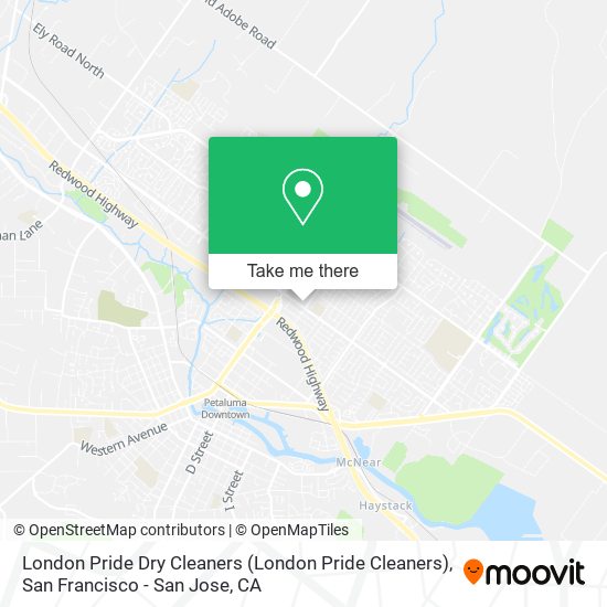 London Pride Dry Cleaners map