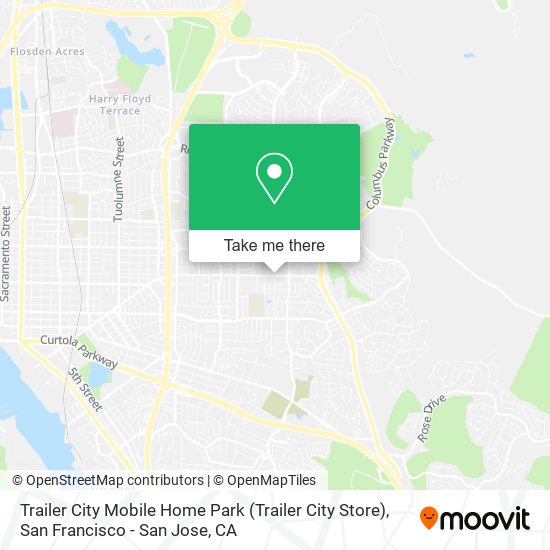 Trailer City Mobile Home Park (Trailer City Store) map