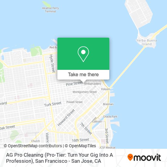 Mapa de AG Pro Cleaning (Pro-Tier: Turn Your Gig Into A Profession)