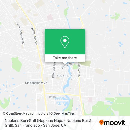 Napkins Bar+Grill map