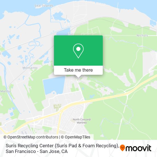 Mapa de Sun's Recycling Center (Sun's Pad & Foam Recycling)