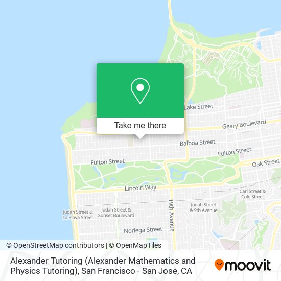 Alexander Tutoring (Alexander Mathematics and Physics Tutoring) map