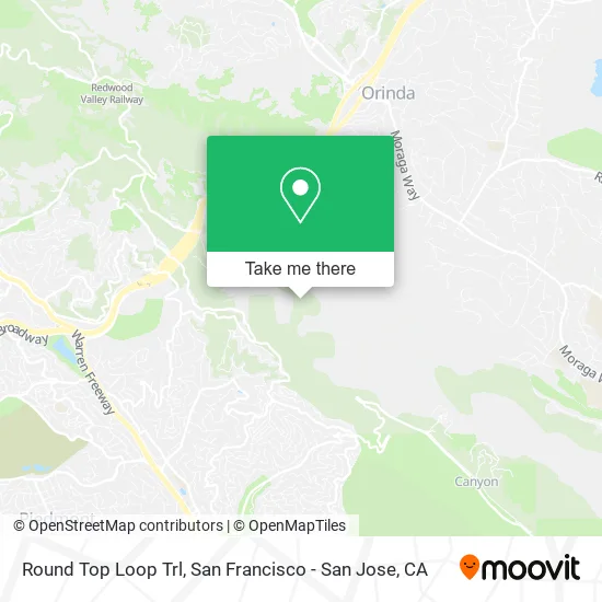 Round Top Loop Trl map
