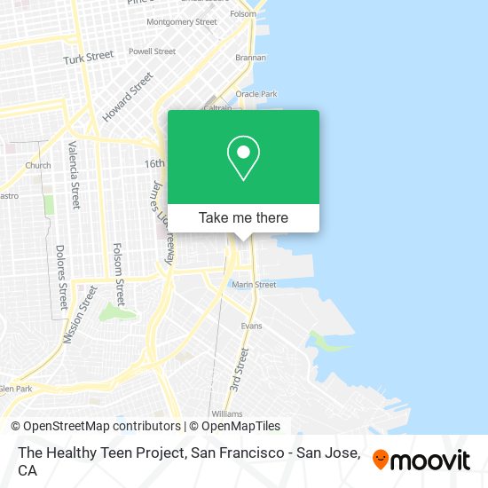 The Healthy Teen Project map