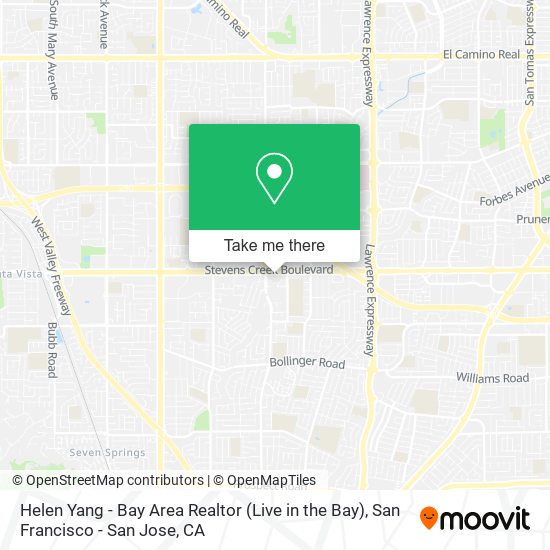 Helen Yang - Bay Area Realtor (Live in the Bay) map