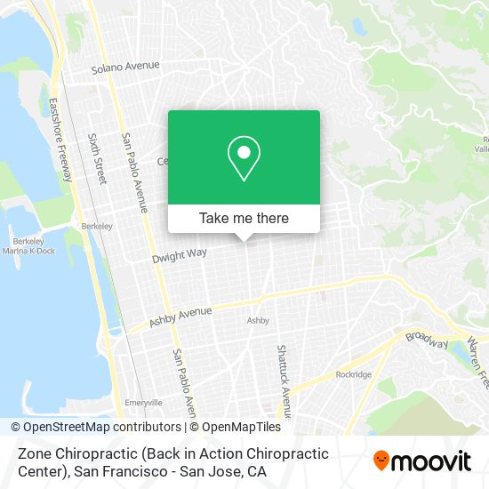 Mapa de Zone Chiropractic (Back in Action Chiropractic Center)