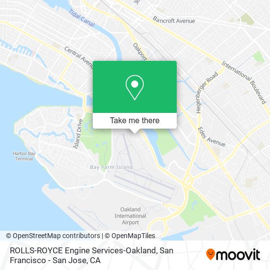ROLLS-ROYCE Engine Services-Oakland map