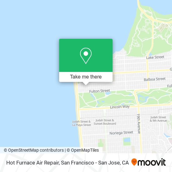 Mapa de Hot Furnace Air Repair