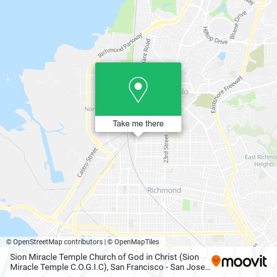 Sion Miracle Temple Church of God in Christ (Sion Miracle Temple C.O.G.I.C) map
