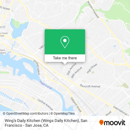 Mapa de Wing's Daily Kitchen (Wings Daily Kitchen)