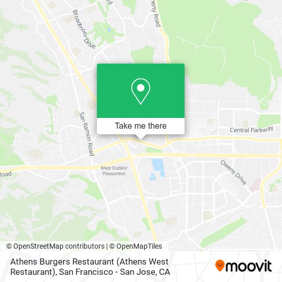 Athens Burgers Restaurant (Athens West Restaurant) map