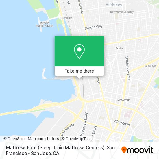 Mattress Firm (Sleep Train Mattress Centers) map