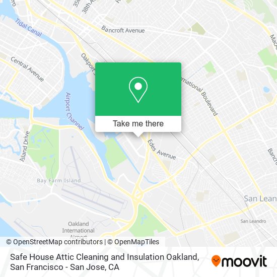 Safe House Attic Cleaning and Insulation Oakland map