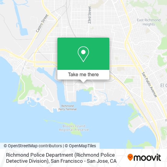 Mapa de Richmond Police Department (Richmond Police Detective Division)